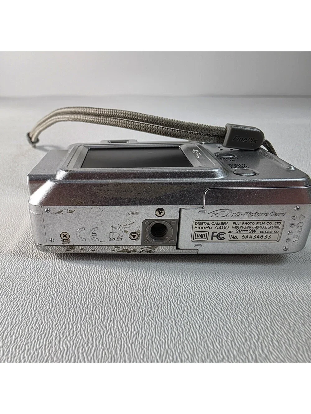 Fujifilm FinePix A400 Digital Camera 4.1MP Silver | Works No Card